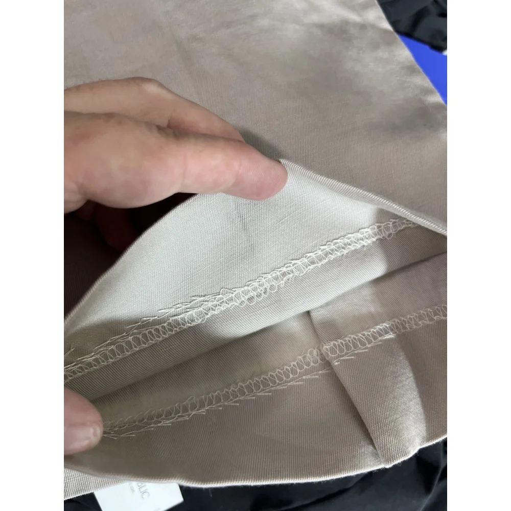 Banana Republic Heritage Pants Mens 33x28 Slim Fit‎ Linen Blend New Hemmed